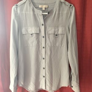Banana Republic Military Style Button Up